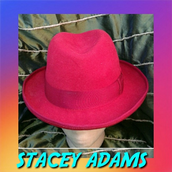 STACEY ADAMS Other - STACEY ADAMS RED FEDORA